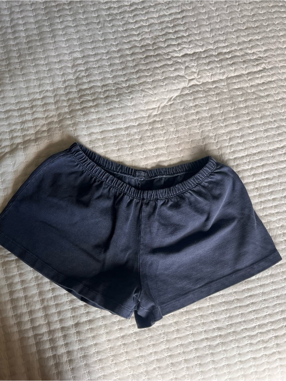 Brandy Melville Navy Elastic Waist Athletic Shorts